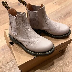 Dr. Martens Women's Vintage Taupe Virginia Chelsea Boots